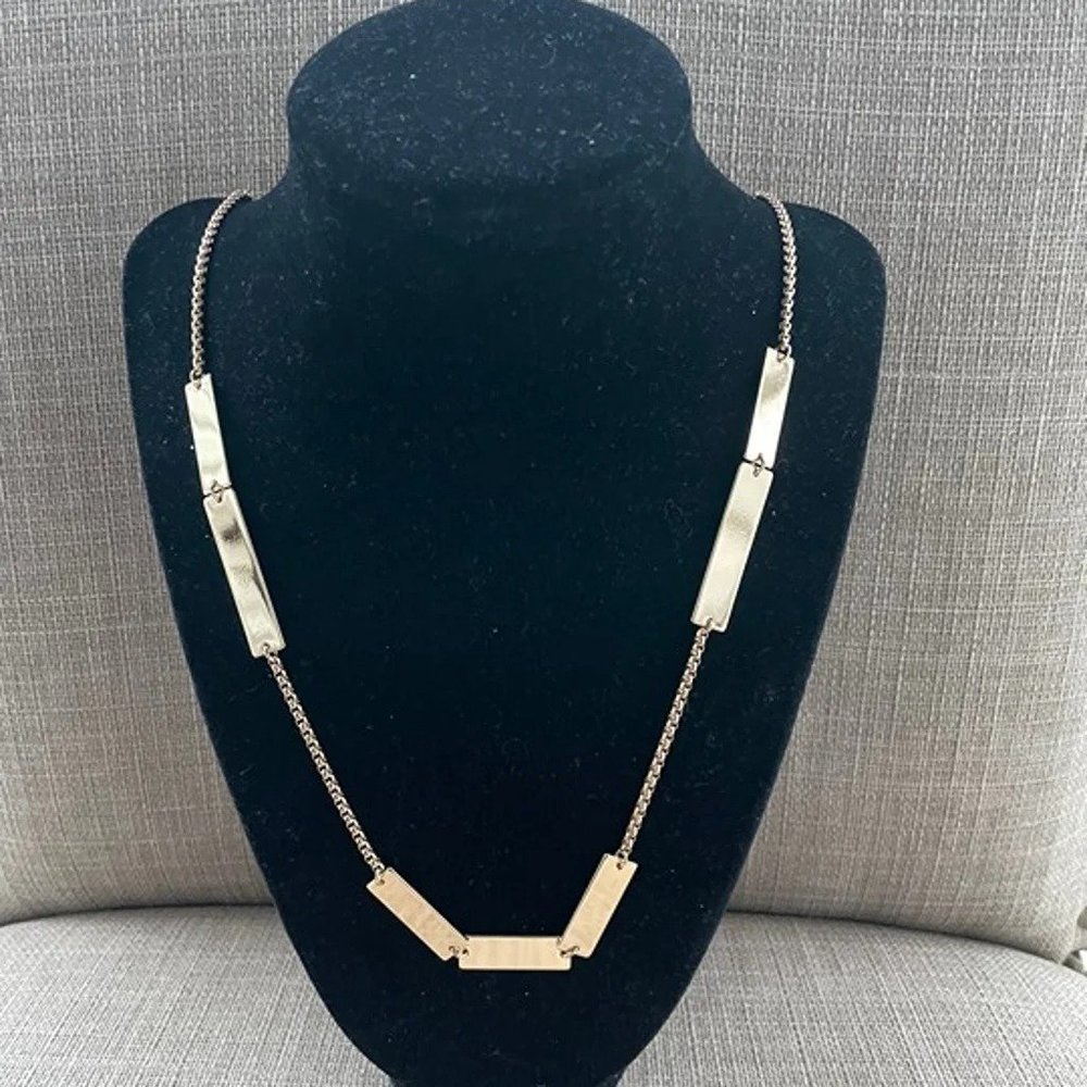 ALFANI Women Necklace Gold Tone Fashion Tablet LNG STN NK TOWER Jewelry - Picture 7 of 11